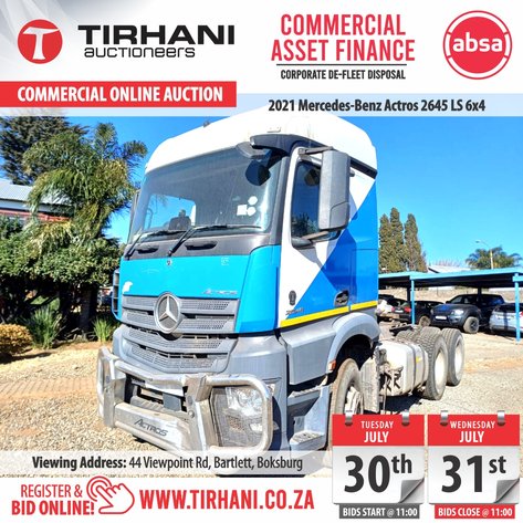 Image for ABSA CAF | CORPORATE DE-FLEET DISPOSAL | COMMERCIAL ONLINE AUCTION