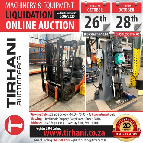 Image for The Real Bicycle Company (Pty) Ltd Online Auction
