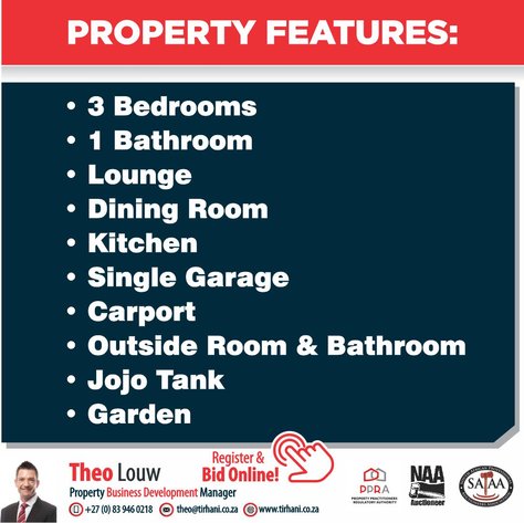 Image for 3 BEDROOM HOUSE IN KANYAMAZANE-A | ONLINE AUCTION