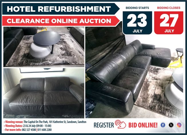Image for HOTEL REFURBISHMENT CLEARANCE ONLINE AUCTION | 23-27 JULY 2026