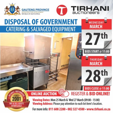 Image for GAUTENG PROVINCIAL DEPARTMENT INFRASTRUCTURE DEVELOPMENT ONLINE AUCTION