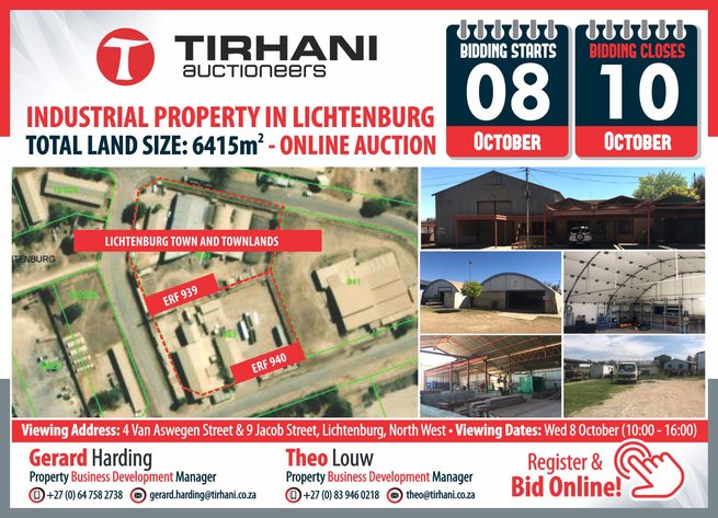 Image for INDUSTRIAL PROPERTY IN LICHTENBURG ONLINE AUCTION