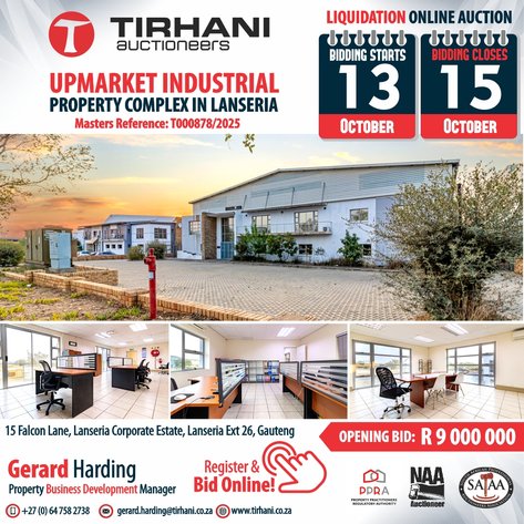 Image for UPMARKET INDUSTRIAL PROPERTY COMPLEX IN LANSERIA ONLINE AUCTION