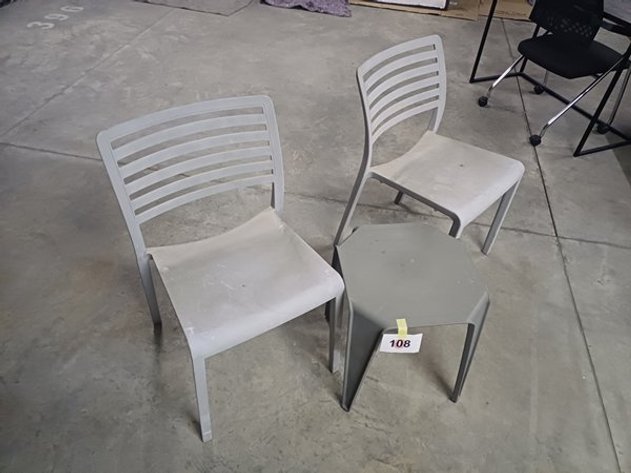 Image for 2 BALCONY CHAIRS AND 1 BALCONY TABLE