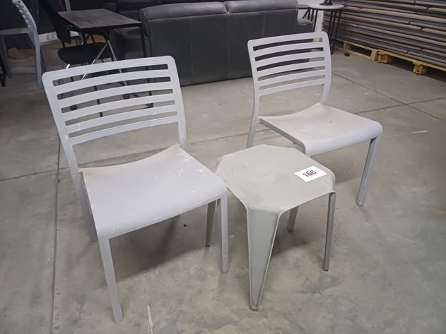 Image for 2 BALCONY CHAIRS AND 1 BALCONY TABLE