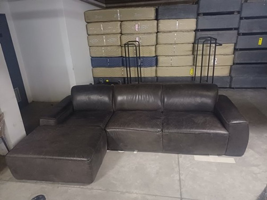 L SHAPED COUCH  X1