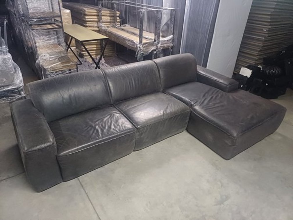 L SHAPED COUCH  X1