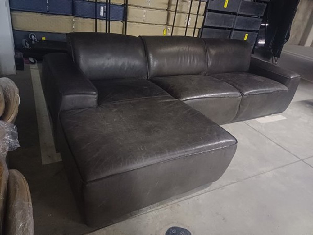 L SHAPED COUCH  X1
