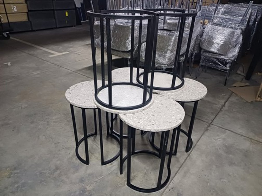 BEDSIDE PEDESTALS TALL  X6