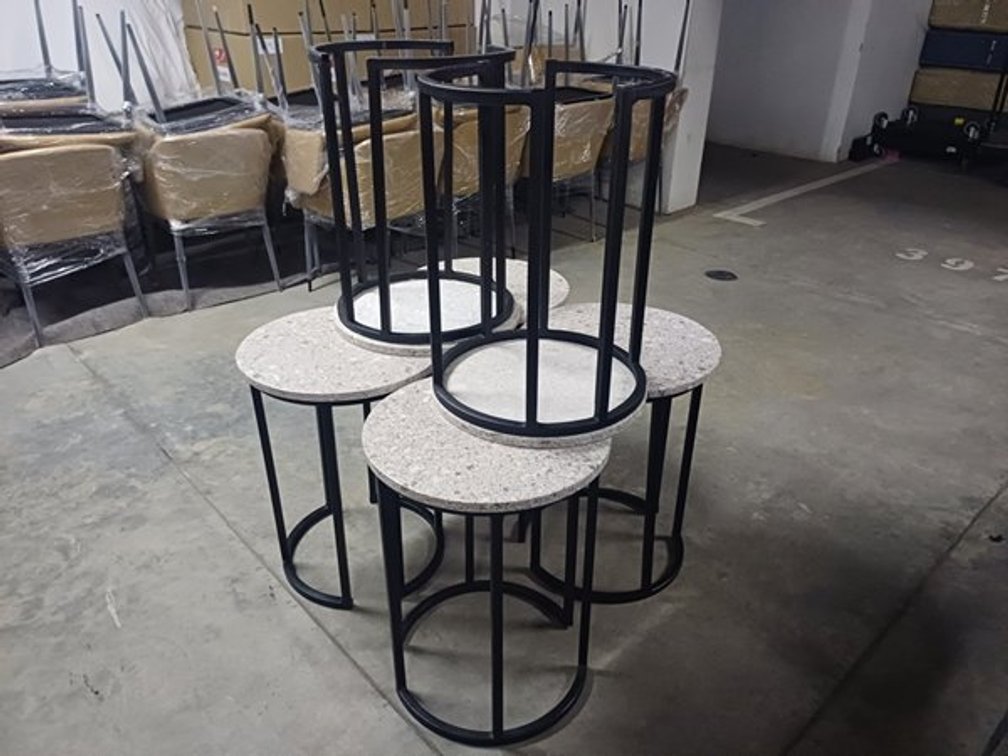 BEDSIDE PEDESTALS TALL  X6
