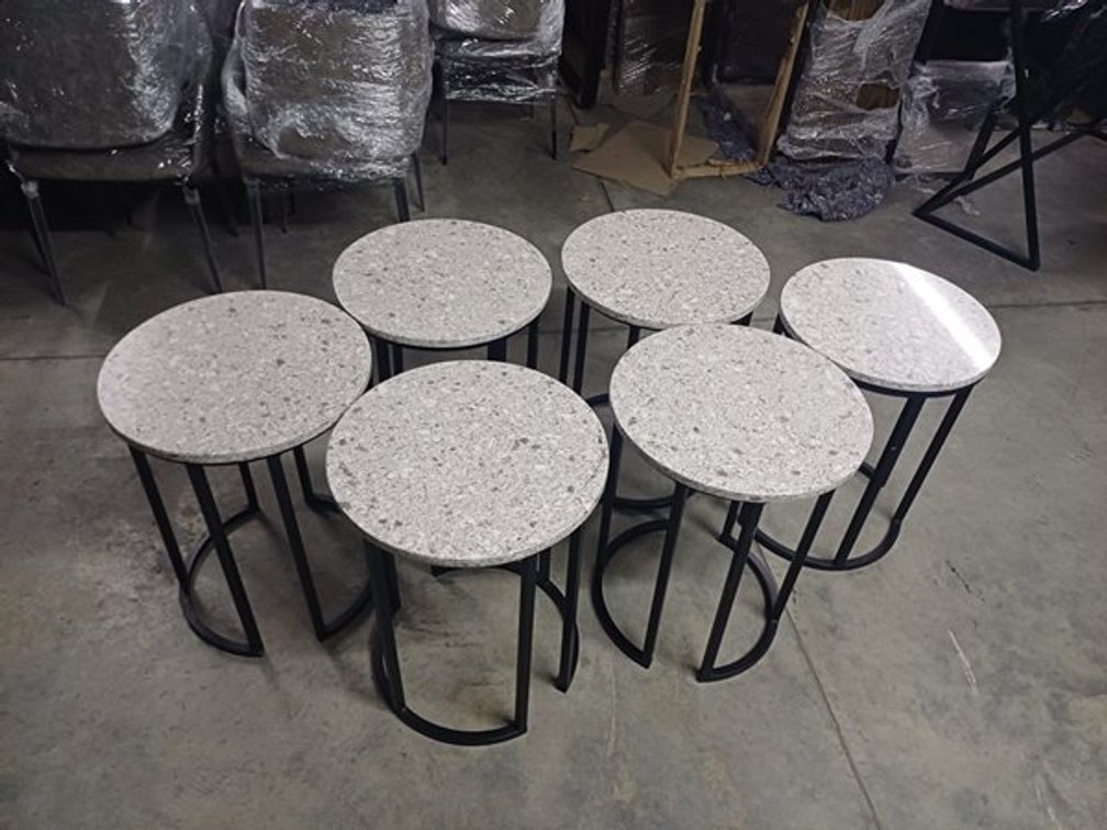 BEDSIDE PEDESTALS TALL  X6