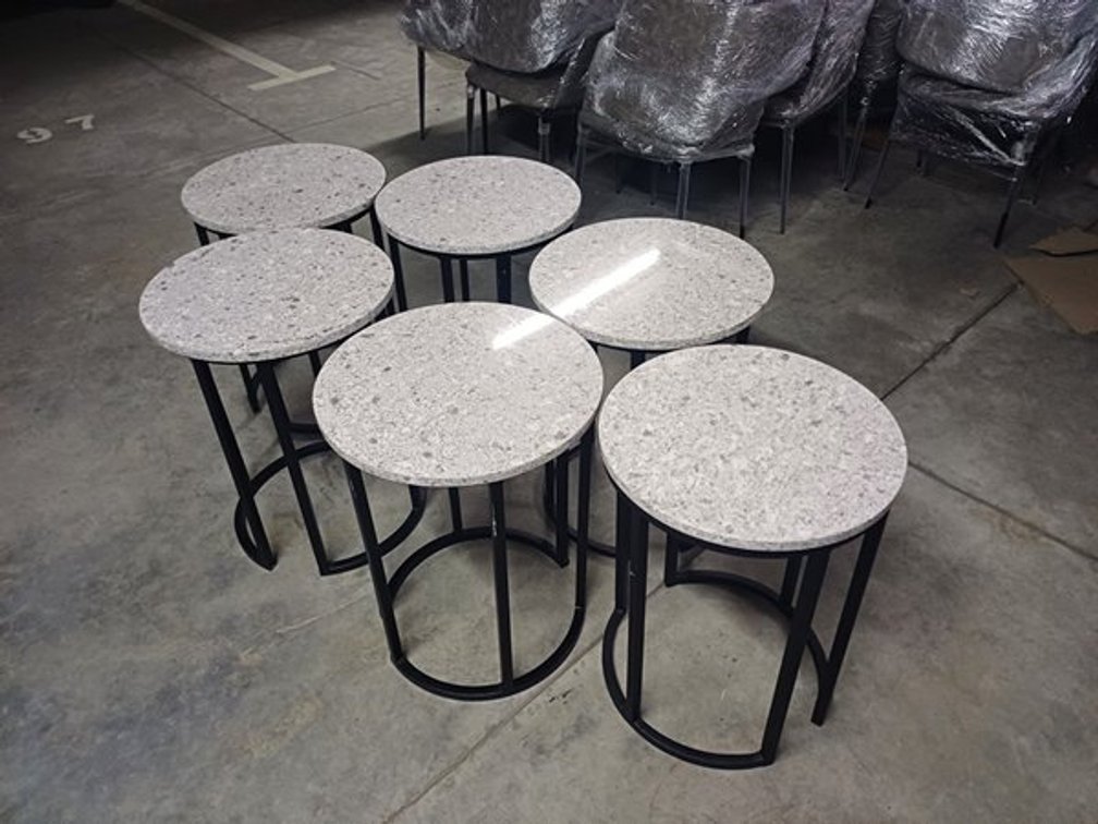 BEDSIDE PEDESTALS TALL  X6