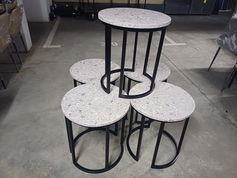 BEDSIDE PEDESTALS SHORT X5