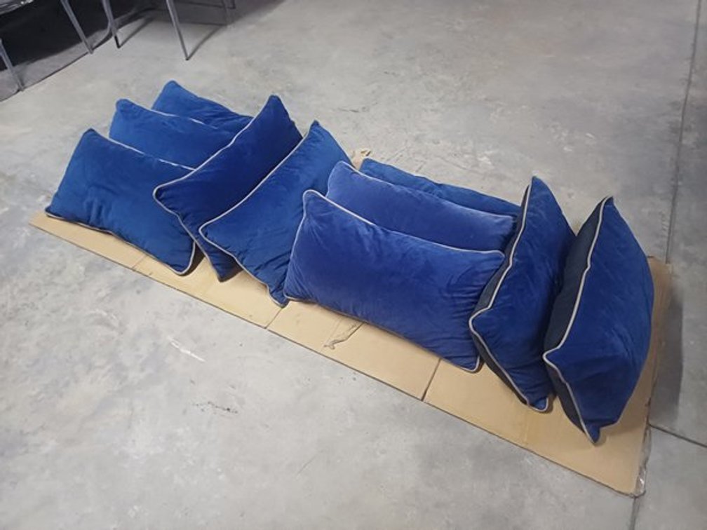 BED SCATTERS - SMALL BLUE  X10