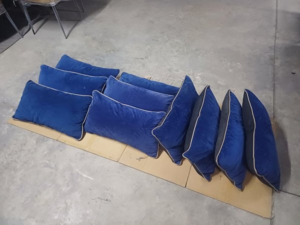 BED SCATTERS - SMALL BLUE  X10