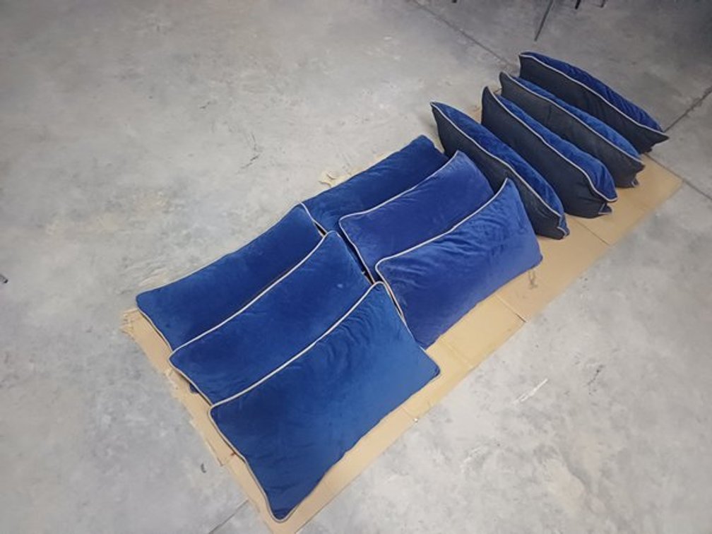 BED SCATTERS - SMALL BLUE  X10