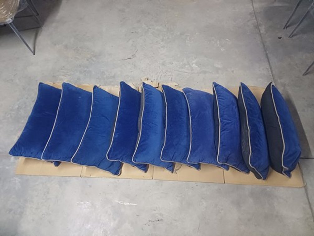 BED SCATTERS - SMALL BLUE  X10