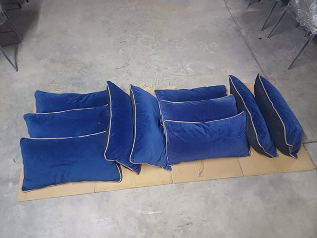 BED SCATTERS - SMALL BLUE  X10