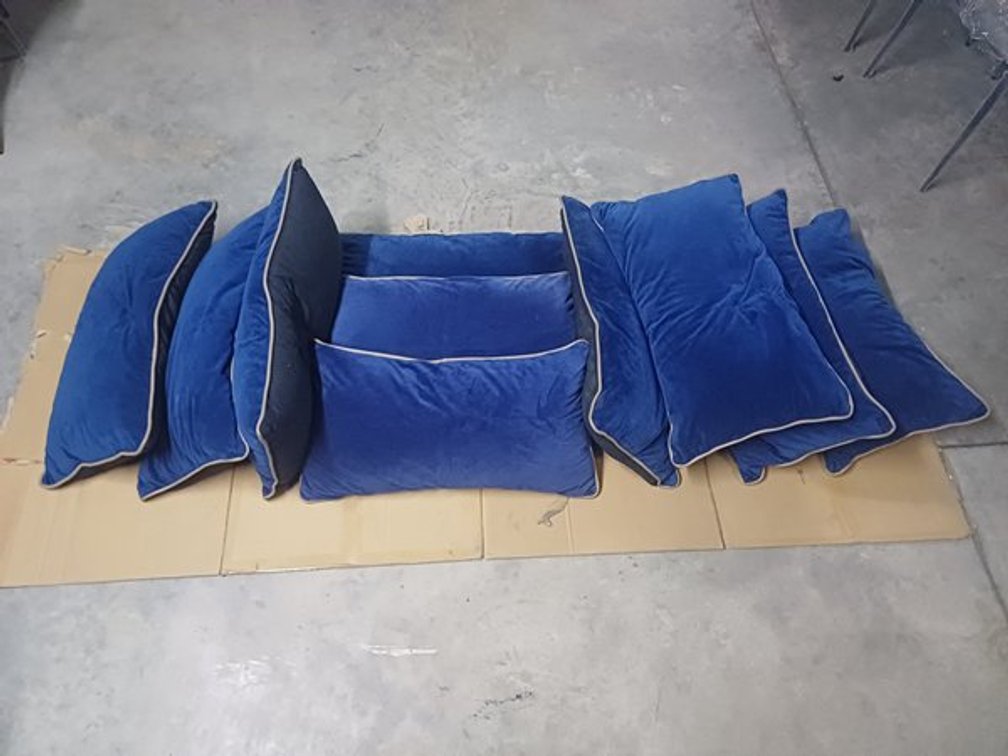 BED SCATTERS - SMALL BLUE  X10