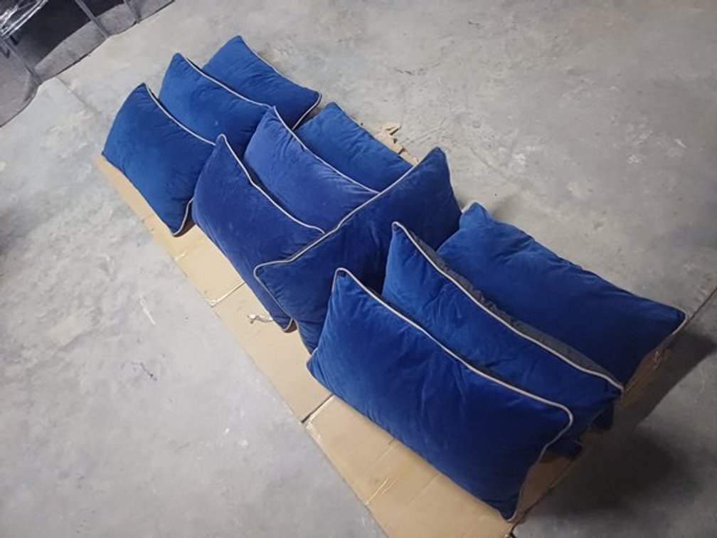 BED SCATTERS - SMALL BLUE  X10