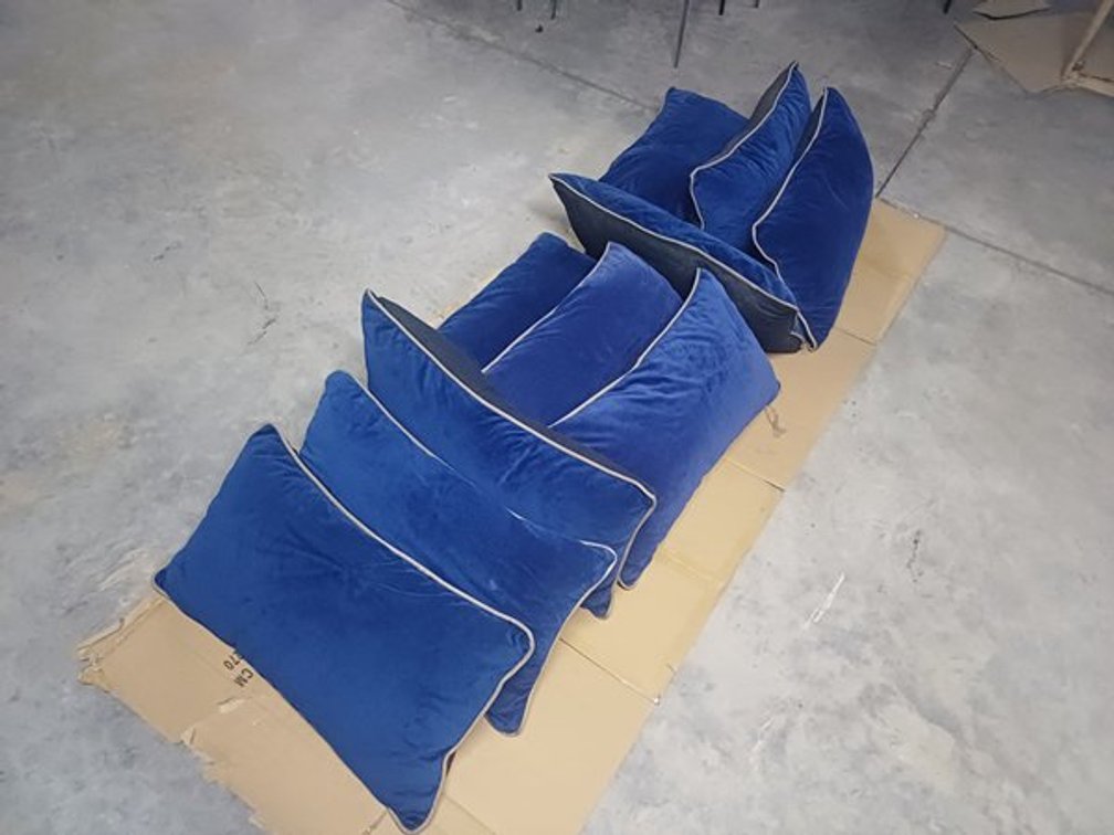 BED SCATTERS - SMALL BLUE  X10