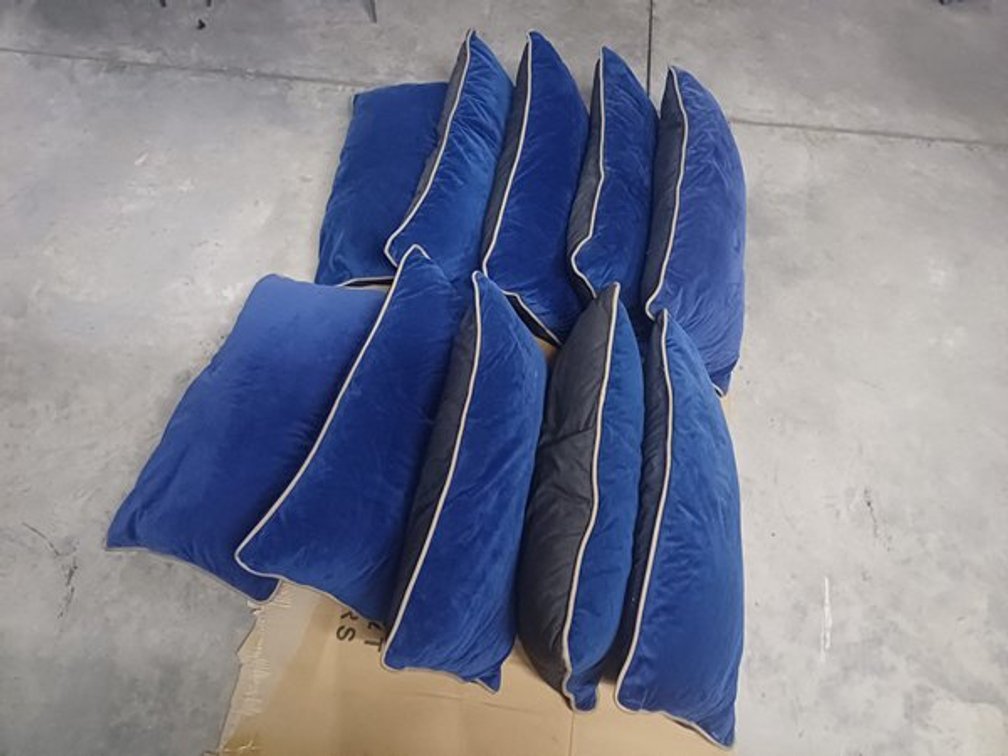BED SCATTERS - SMALL BLUE  X10