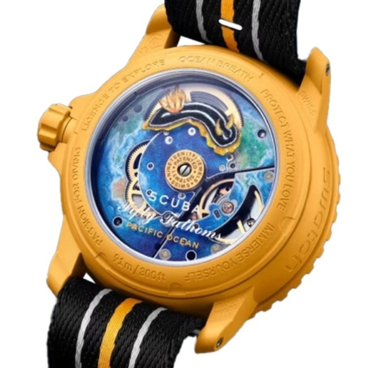 Swatch x Blancpain Bioceramic Scuba Fifty Fathoms “Pacific Ocean”