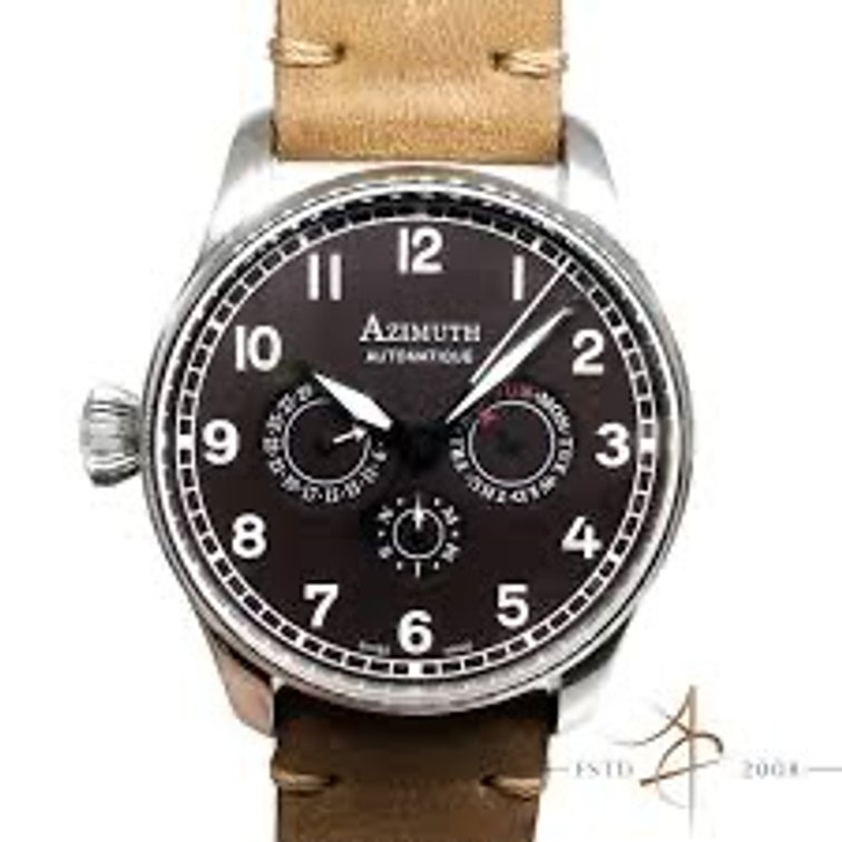 Azimuth Calendrier Lefty Stainless Steel