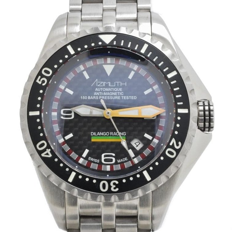 Azimuth 3 Time Zone Diver Stainless Steel