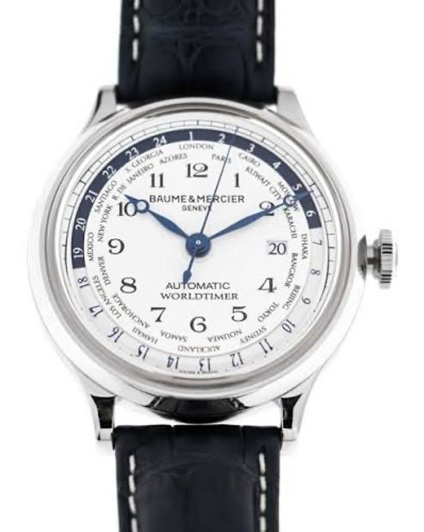 Baume & Mercier Capeland World Timer Stainless Steel