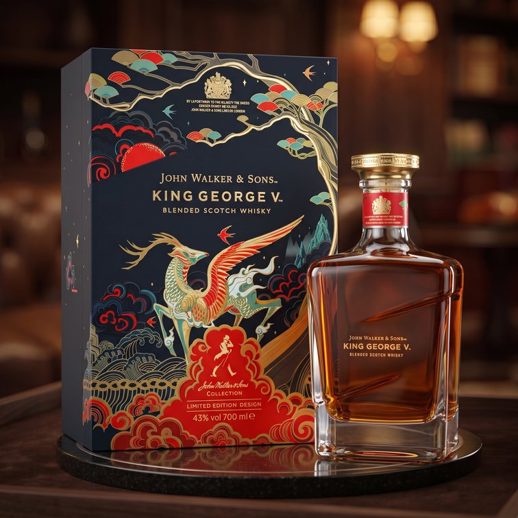Johnnie Walker & Sons King George V, Year of the Tiger Limited Edition - Blended Scotch Whisky