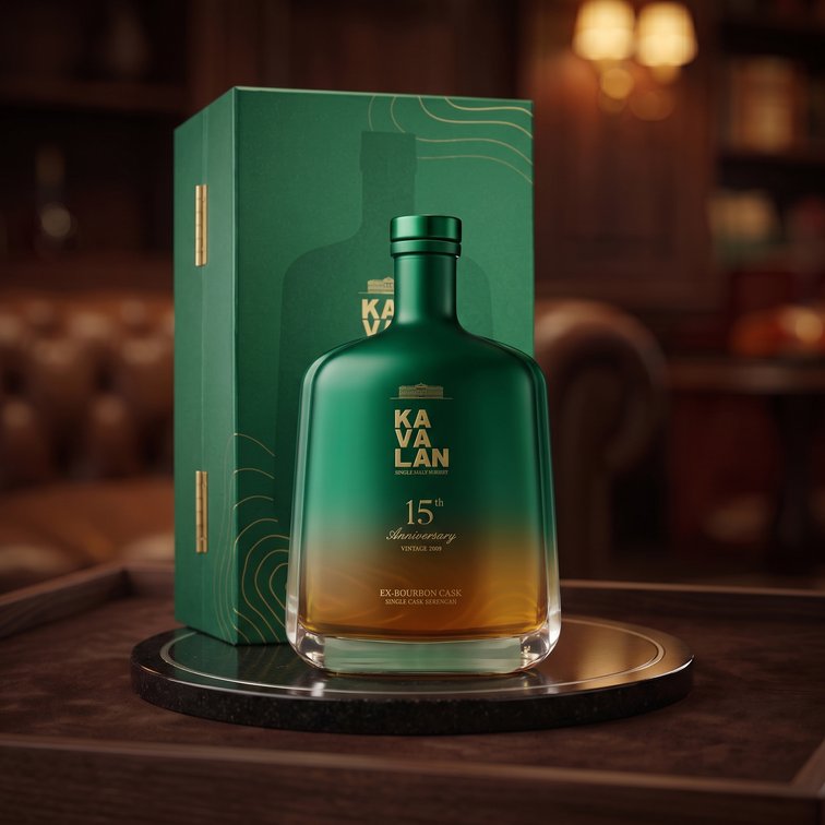 Kavalan 15th Anniversary Set - Ex-Bourbon Cask & Oloroso Sherry Cask - Taiwanese Single Malt Whisky