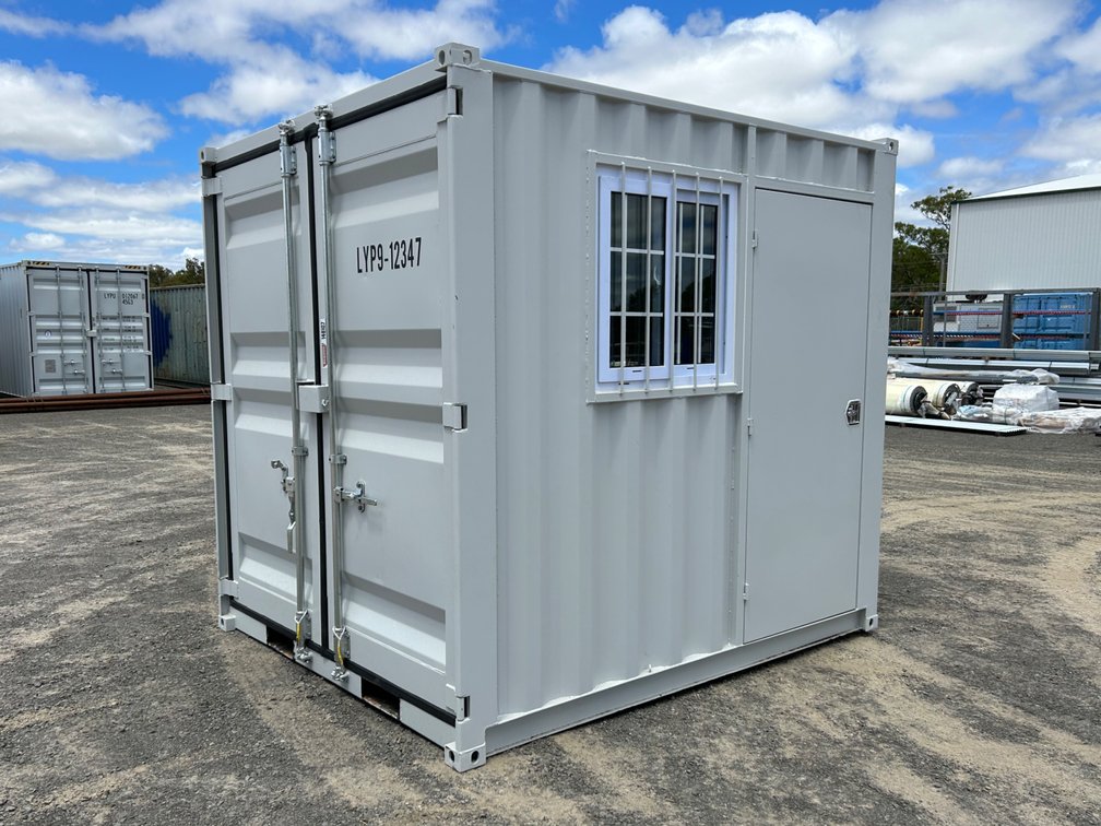 UNUSED 9FT STORAGE CONTAINER