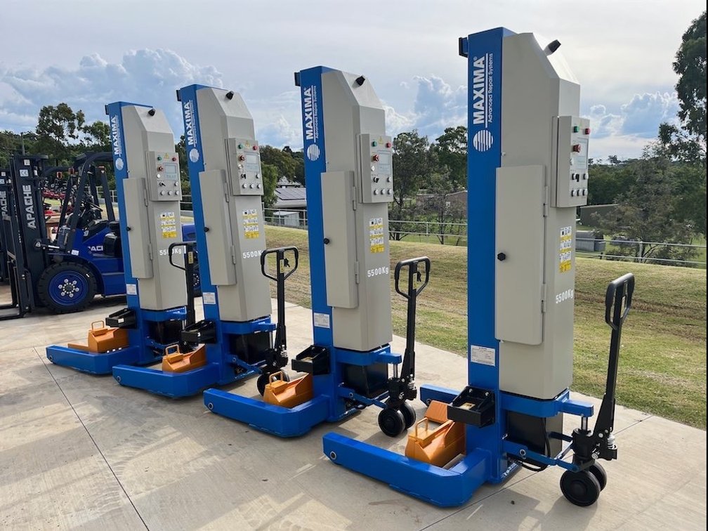 UNUSED 4 COLUMN WIRELESS MOBILE HEAVY DUTY TRUCK LIFT / HOIST