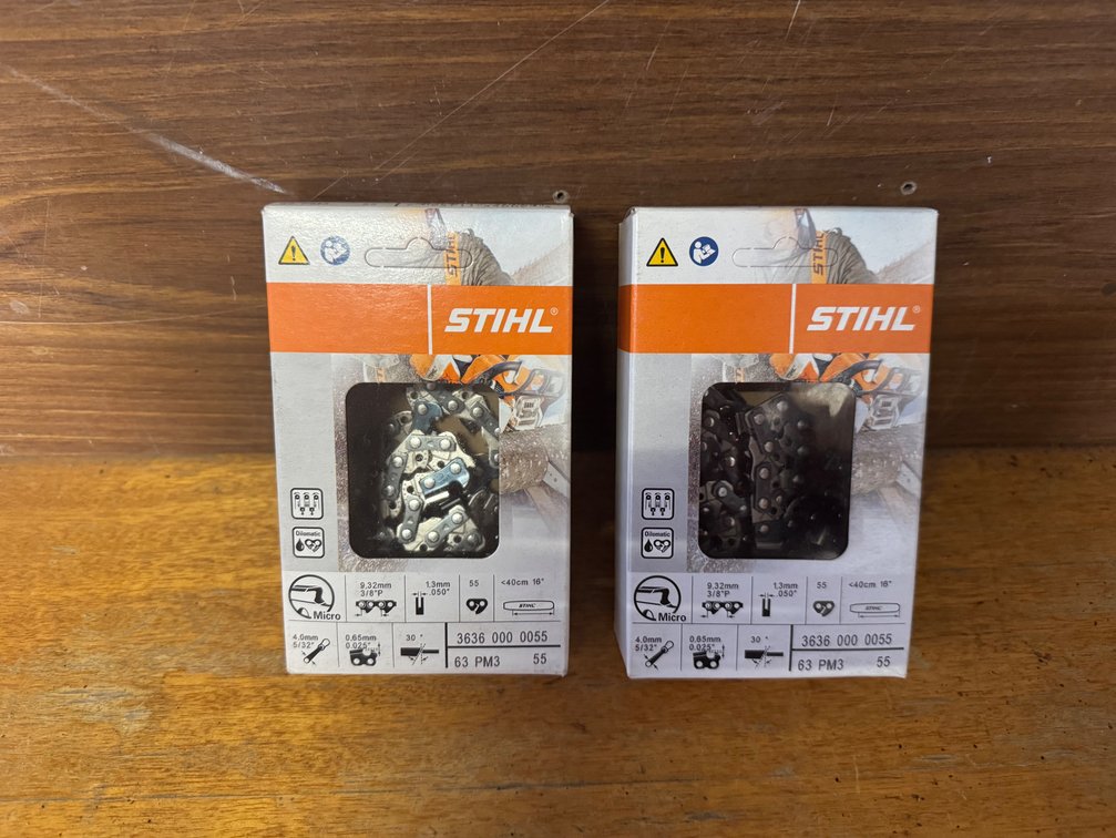2 x NEW STIHL PICCO MICRO 3 (PM3) CHAINSAW CHAIN