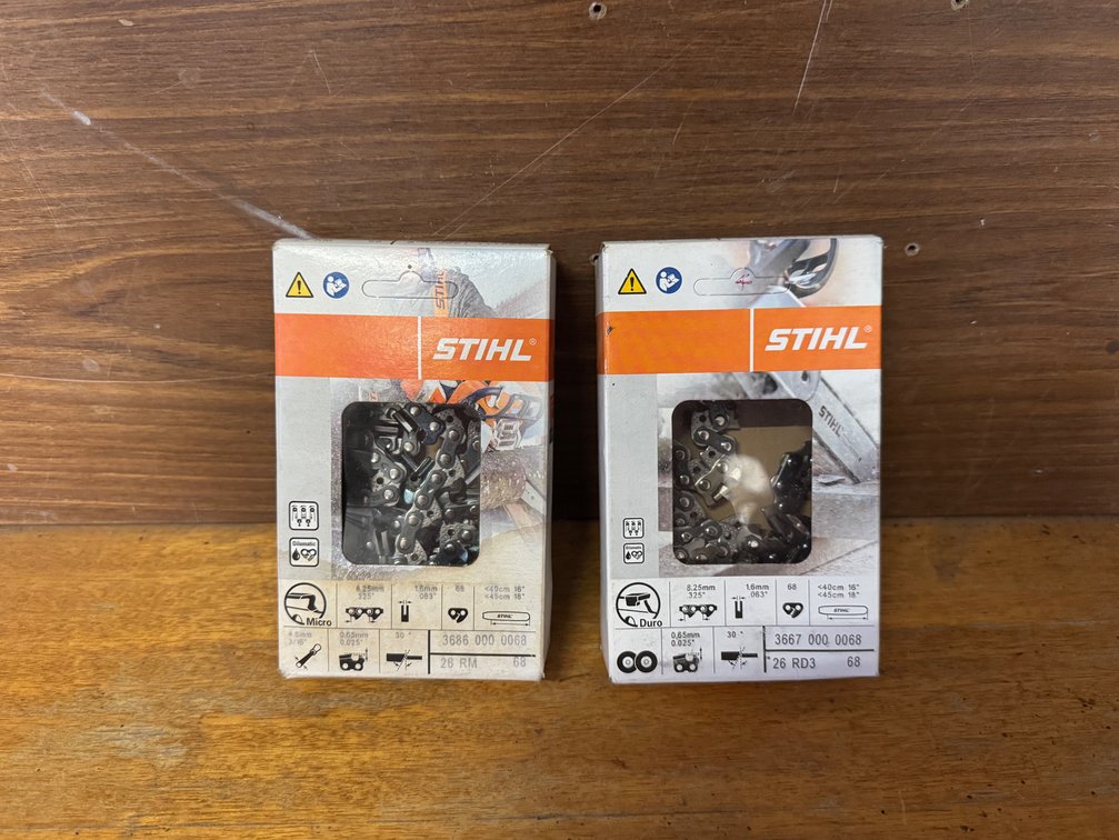 2 x NEW STIHL RAPID DURO (RD3) CHAINSAW CHAIN