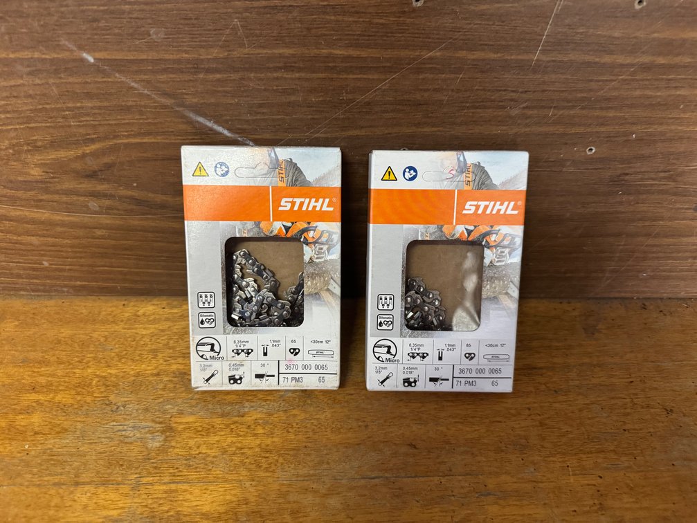 2 x  NEW STIHL PICCO MICRO 3 (PM3) CHAINSAW CHAIN