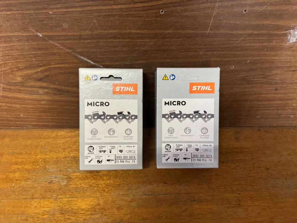 2 x NEW STIHL RAPID MICRO 3 (RM-PRO) CHAINSAW CHAIN