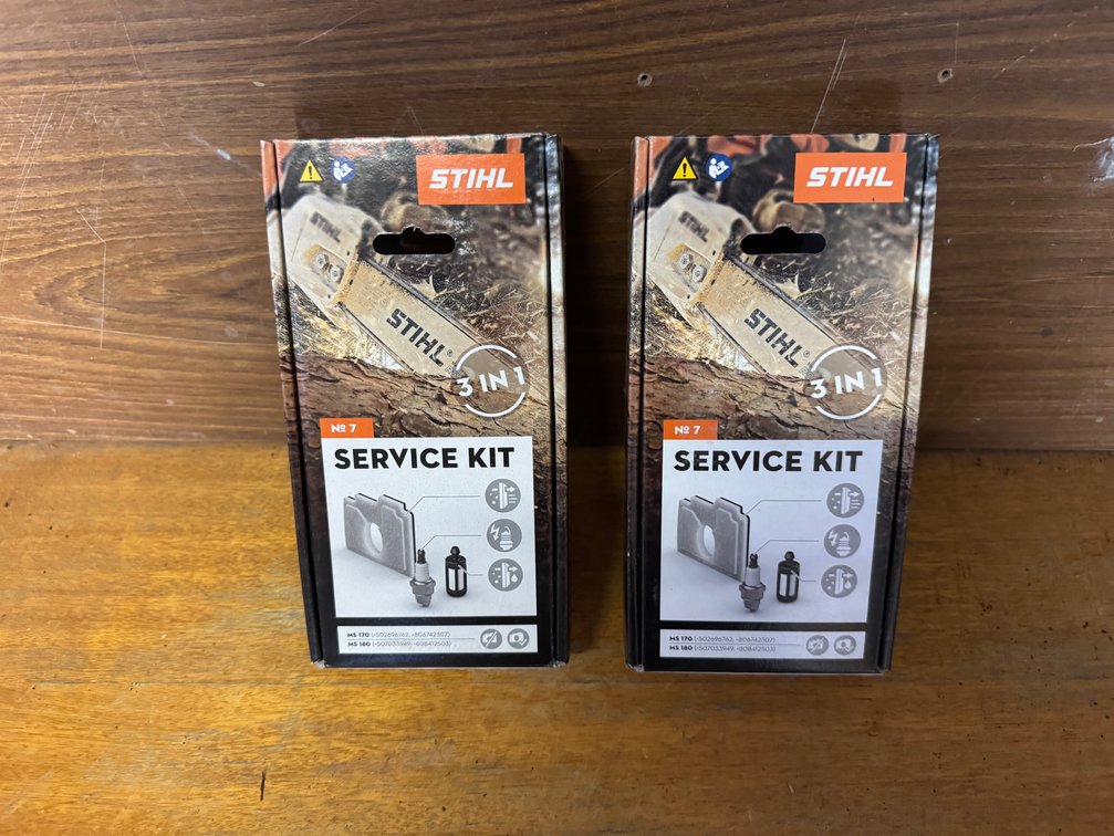 2 x NEW STIHL SERVICE KIT #7 (MS170 & MS180)
