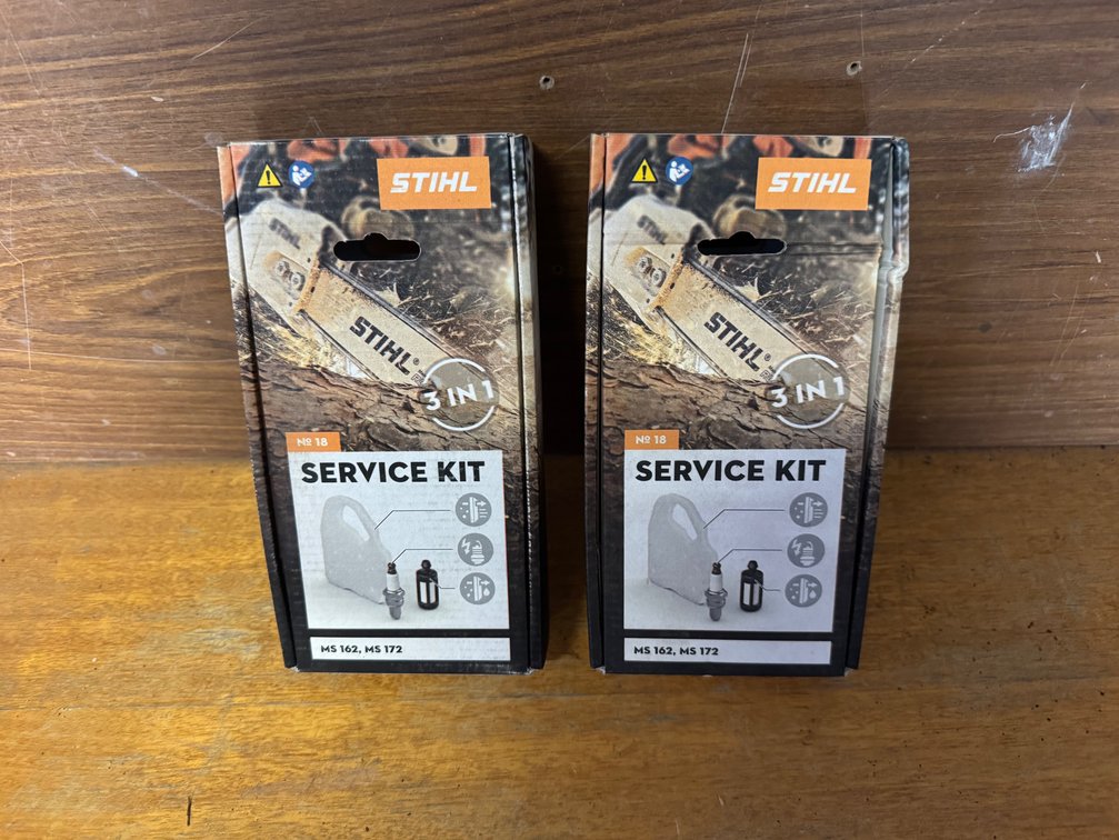 2 x NEW STIHL SERVICE KIT #18 (MS162 & MS172