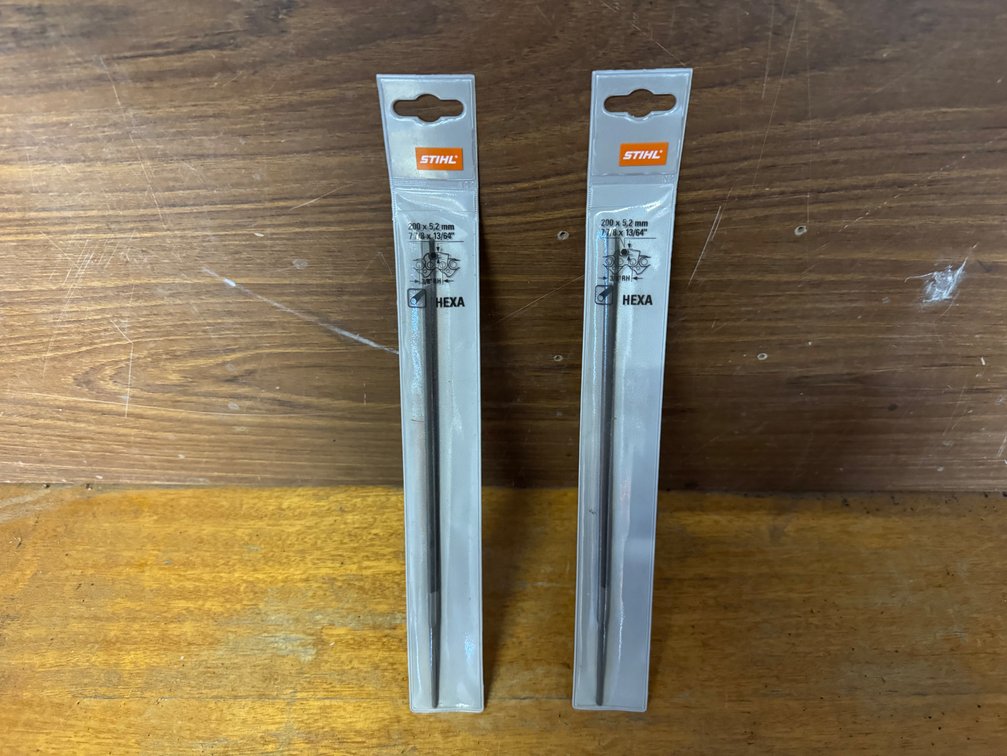 2 x NEW STIHL CHAINSAW FILES