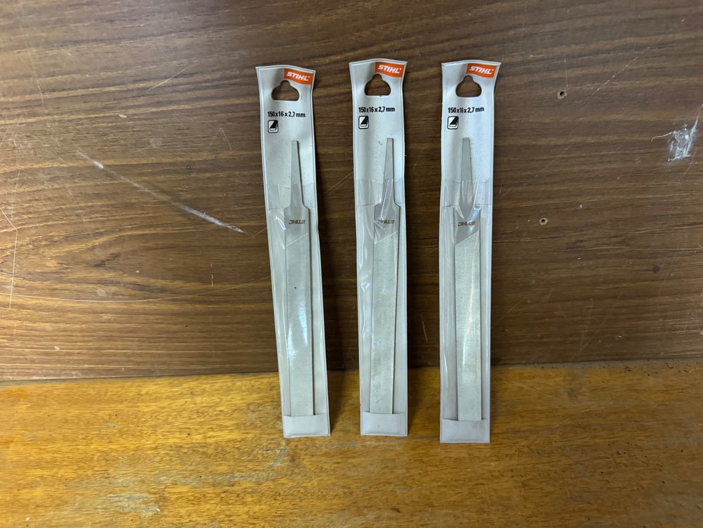 3 x NEW STIHL FLAT FILES