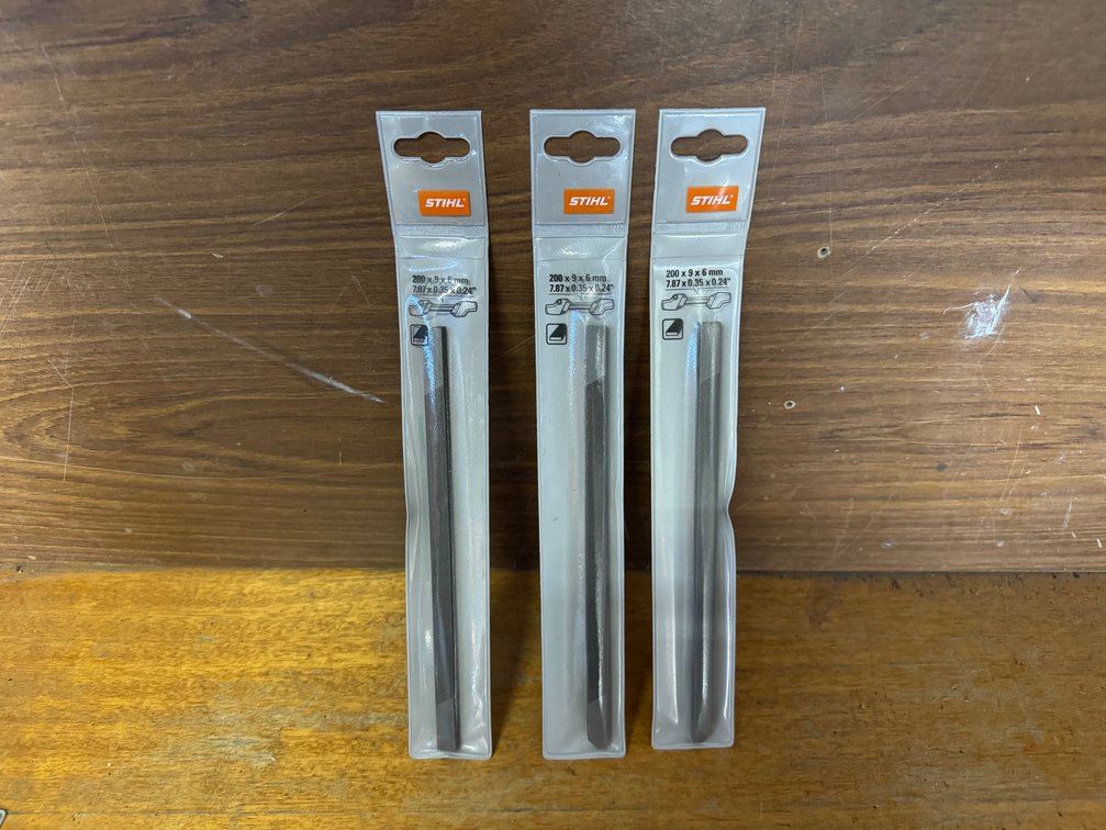 3 x NEW STIHL GUIDE BAR FLAT FILES