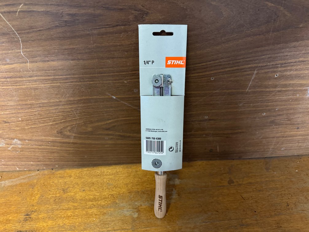NEW STIHL FILE HOLDER WITH 1/4" ROUND FILE