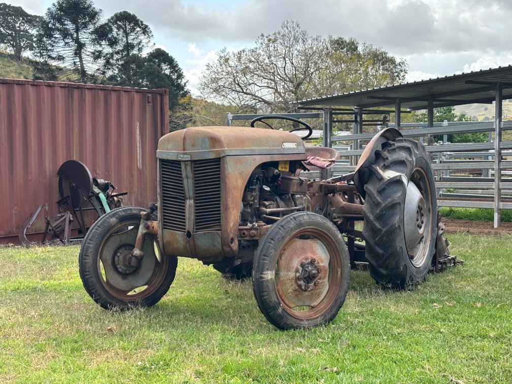1955 Ferguson Tractor (TE-A20) with 3 Original Implements | NO GST