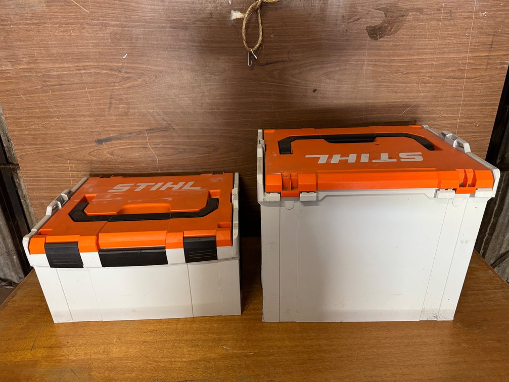 2 x NEW STIHL STORAGE BOXES
