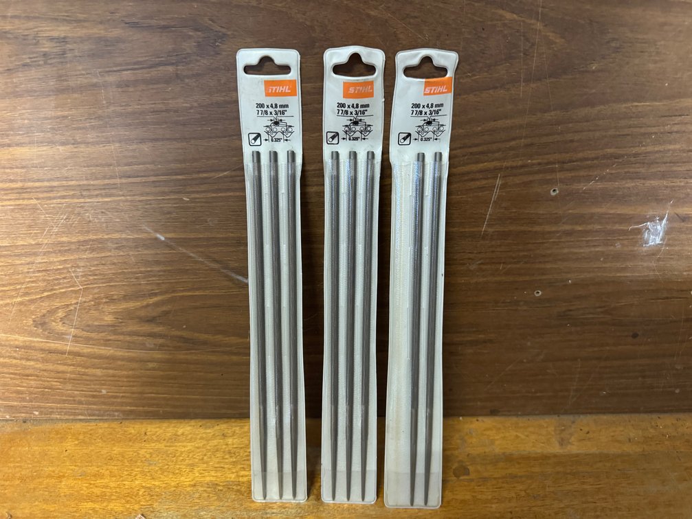 8 x NEW STIHL CHAINSAW FILES