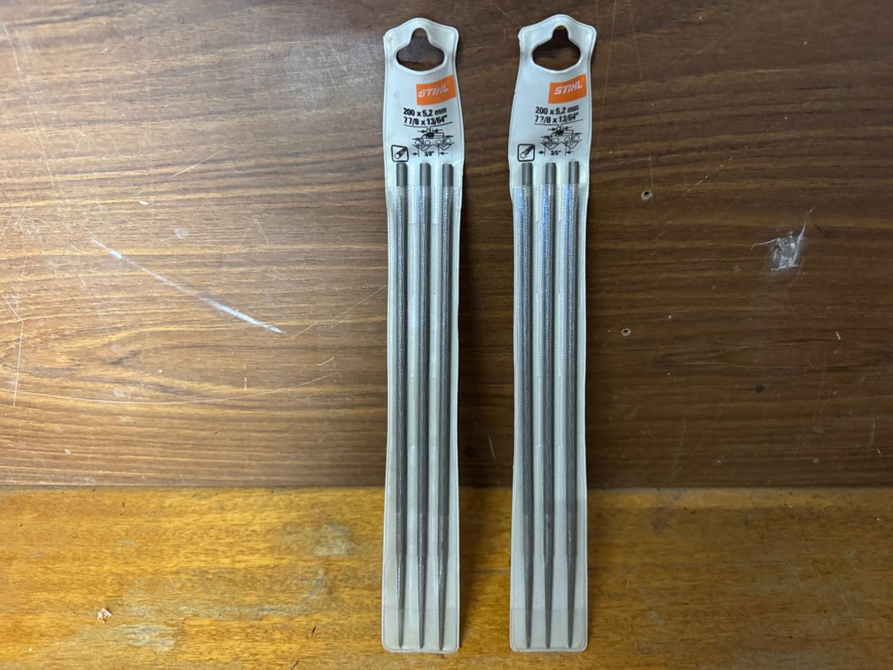 6 x NEW STIHL CHAINSAW FILES