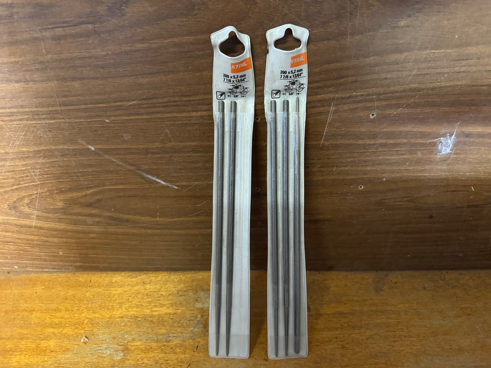 5 x NEW STIHL CHAINSAW FILES