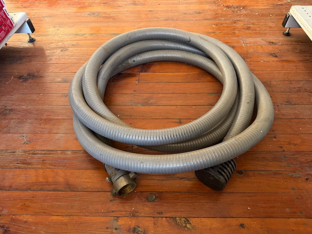 NEW SUCTION HOSE WITH FITTINGS